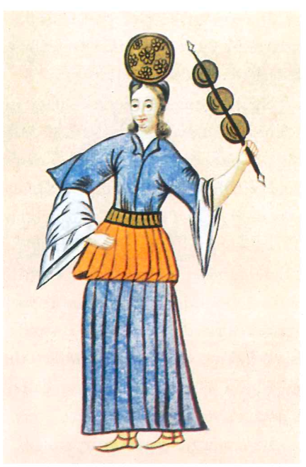 Historical depiction of a çegane