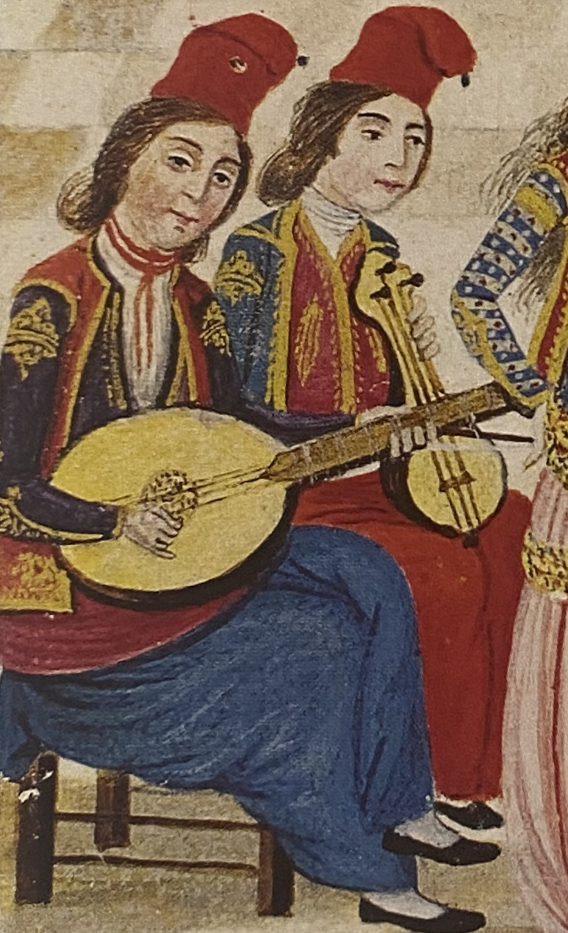 Historical depiction of a lavta